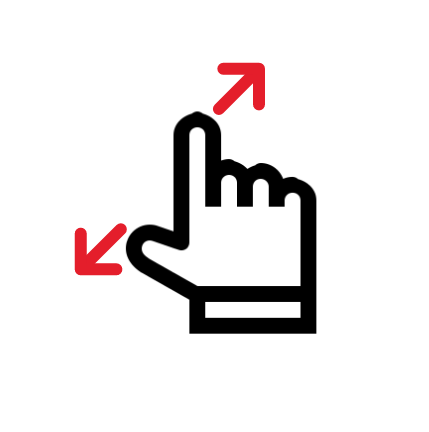 확대/축소 아이콘